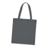Coloured Cotton Tote Bags Charcoal